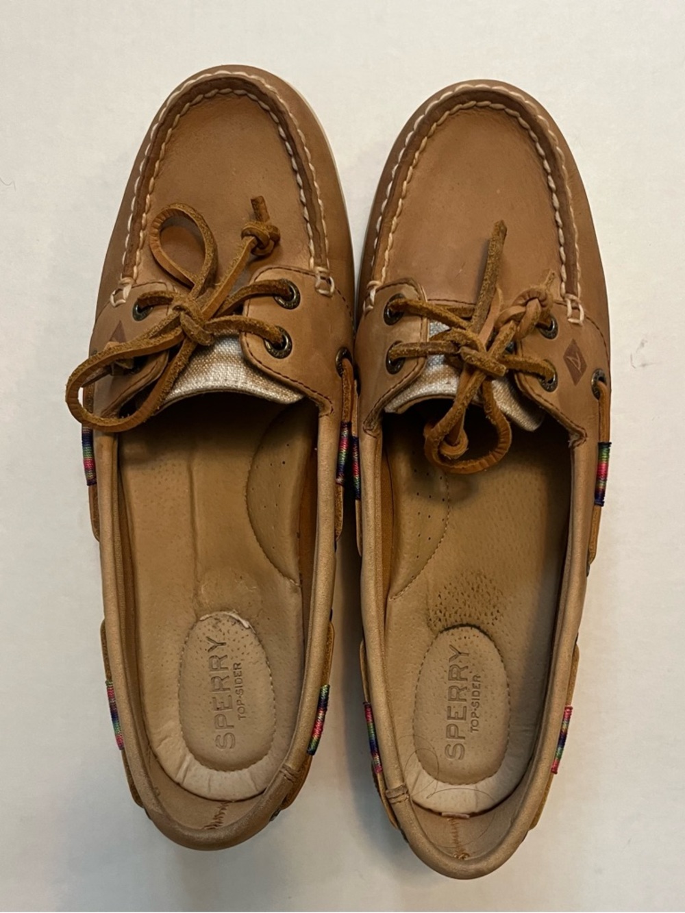 Sperry Classic Tan Leather Slip-On Boat Shoes